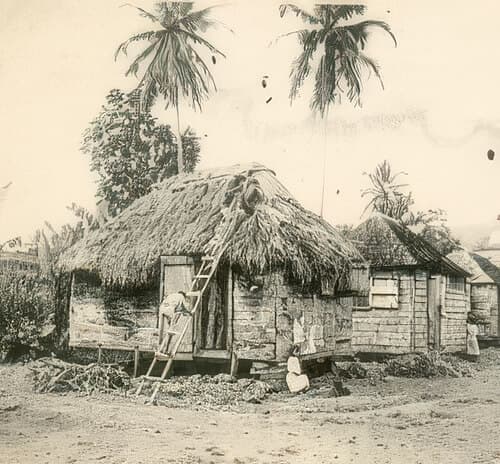 village des Antilles autrefois