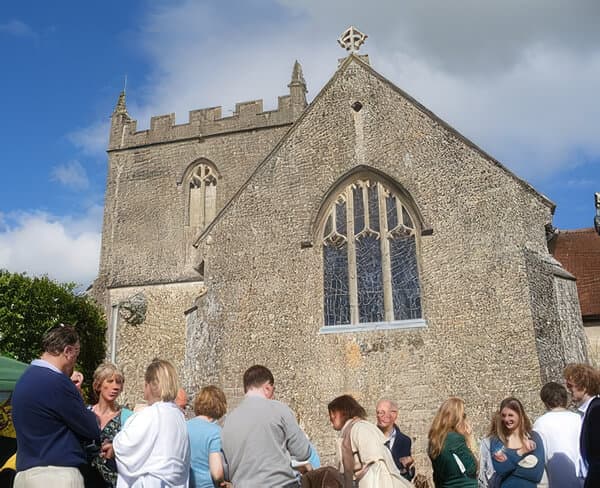 The party in the gardens